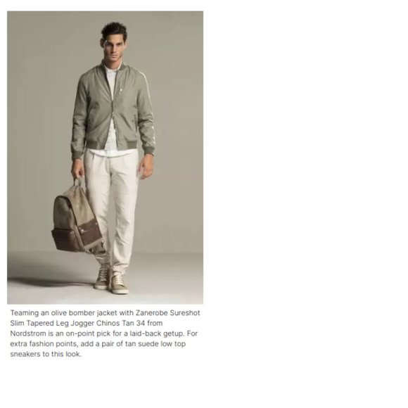 ZANEROBE Sureshot Jogger Chinos Tan - 07/24 - Picture 5 of 14